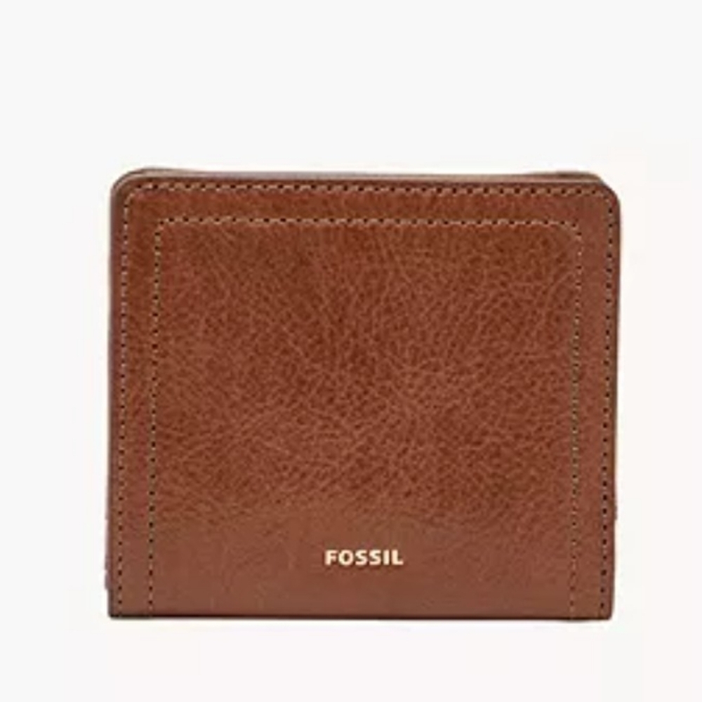 Fossil Logan Leather Small RFID Bifold Wallet